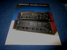 Denon PMA-900V / 700V / 500V Integrated Amplifiers-1986 Dealer Sales Brochure