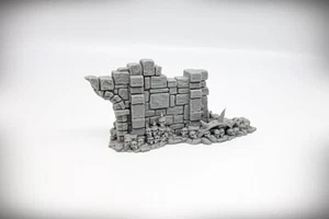 Ruinas antiguas GRIMDARK - Puerta de medio arco - Juego de juegos de rol de mesa terreno - Imagen 1 de 4