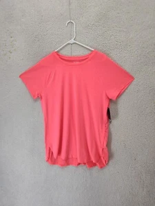 Tek Gear Women Top Extra Large Pink Tencel Blend Short Sleeve Workout Gear - Picture 1 of 17