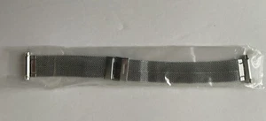 1960s Vintage NOS Stainless Steel Mesh 16-20 mm Adjustable Watch Band Bracelet - Picture 1 of 11