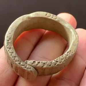 ANTIKES RÖMISCHES MANSCHETTENARMBAND MIT GRAVUR EXTREM SELTEN & ATEMBERAUBENDES ARTEFAKT - Bild 1 von 4