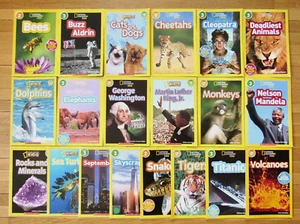 Lot 20 NATIONAL GEOGRAPHIC KIDS Readers Levels 2 3 L3 - Imagen 1 de 1