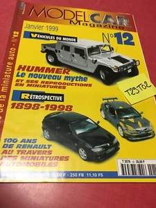 Modelcar Magazine N° 12 1999 Automobile Miniatura Maquette Modélisme - Bild 1 von 10