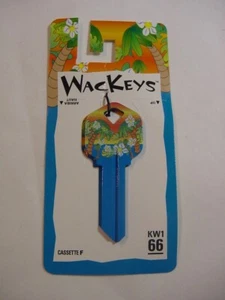 NEW - LOT OF 2 - WACKEYS HOUSE KEY BLANK KW1 66 - BEACH SCENE - Picture 1 of 3