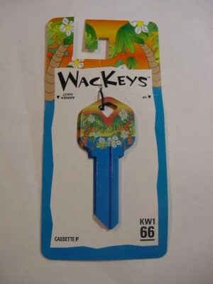 NEW - LOT OF 2 - WACKEYS HOUSE KEY BLANK KW1 66 - BEACH SCENE - Image 1 of 3