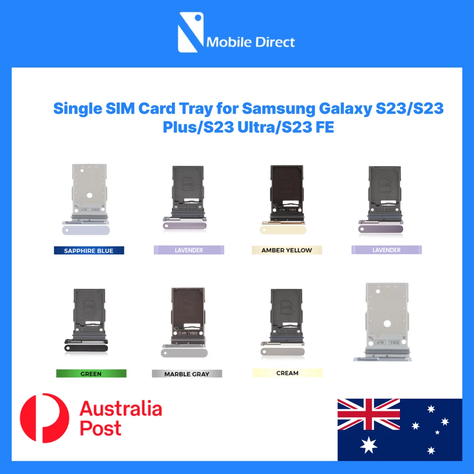 Single SIM Card Tray for Samsung Galaxy S23 Plus FE Ultra (Free traking shiping) - image 1 of 1