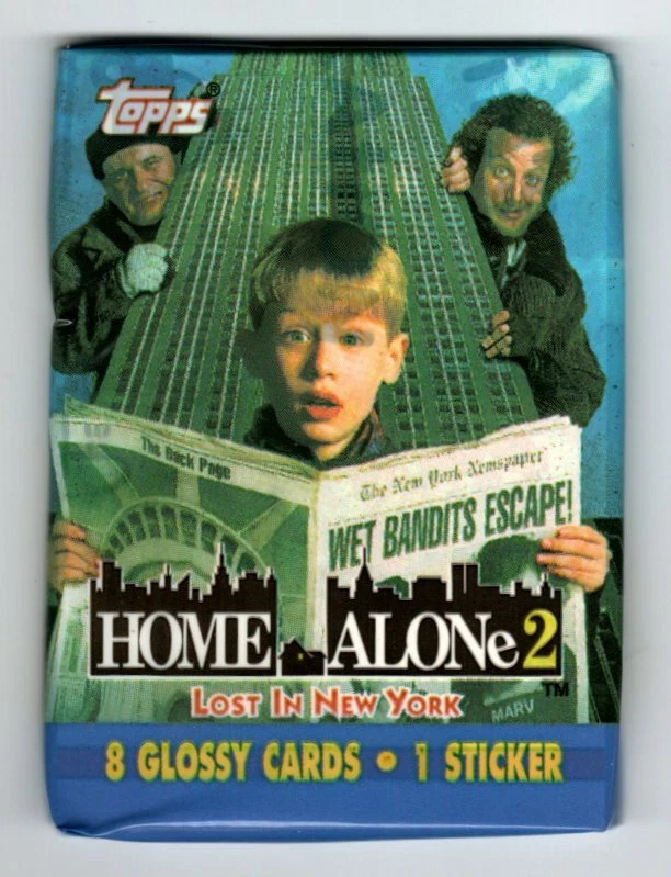 Home Alone 2: Lost in New York Movie Trading Cards Pack (Topps, 1992) - Image 1 of 1