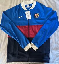 Nike FC Barcelona Full Zip Soccer Track Jacket. CV9914-427. Adult Size: Medium