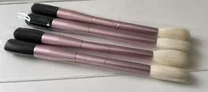 Mally Lot For 4 Beauty Powder Small Duel Side Brush Brand New 4 Pcs. Small - Picture 1 of 2