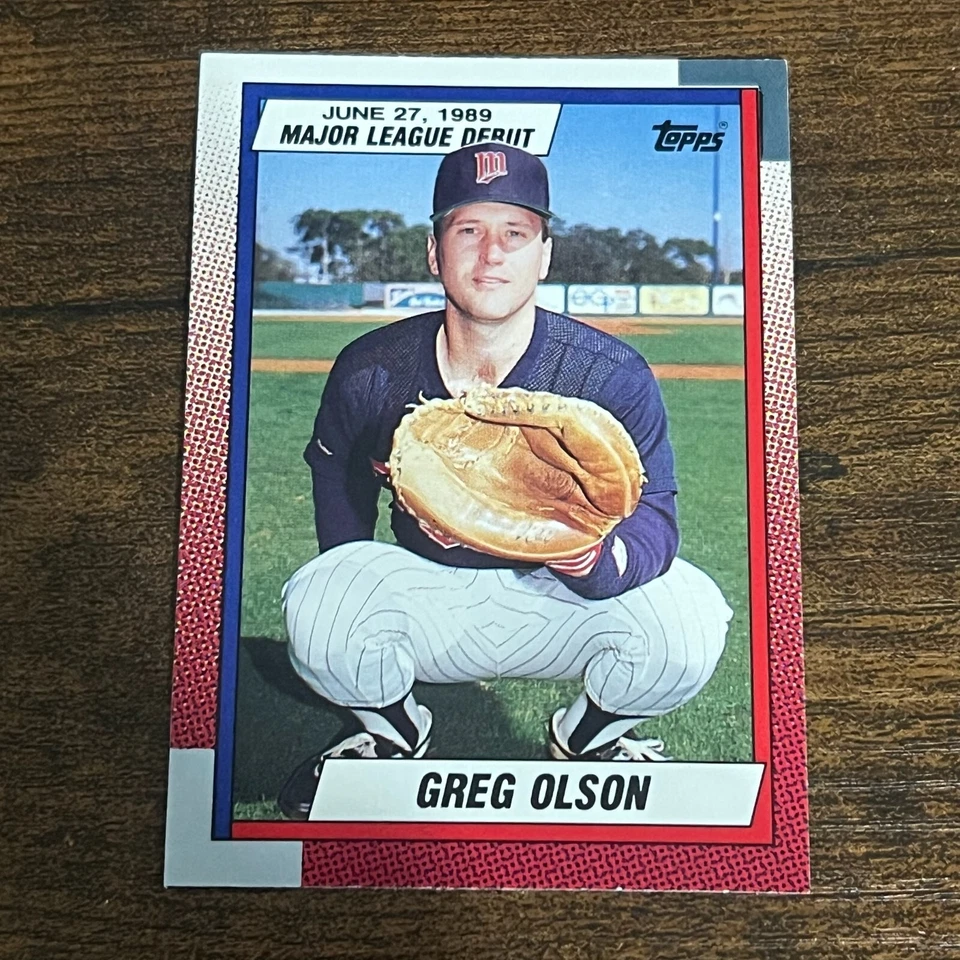 1989-90 Topps Major League Debut 1989 - #93 Greg Olson (RC) - Image 1 of 2