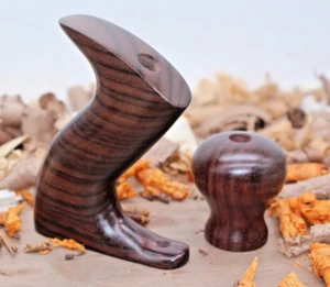 Bolso y perilla de palisandro de las Indias Orientales para Stanley Nº 4.5 - 8 con perilla baja - Imagen 1 de 2