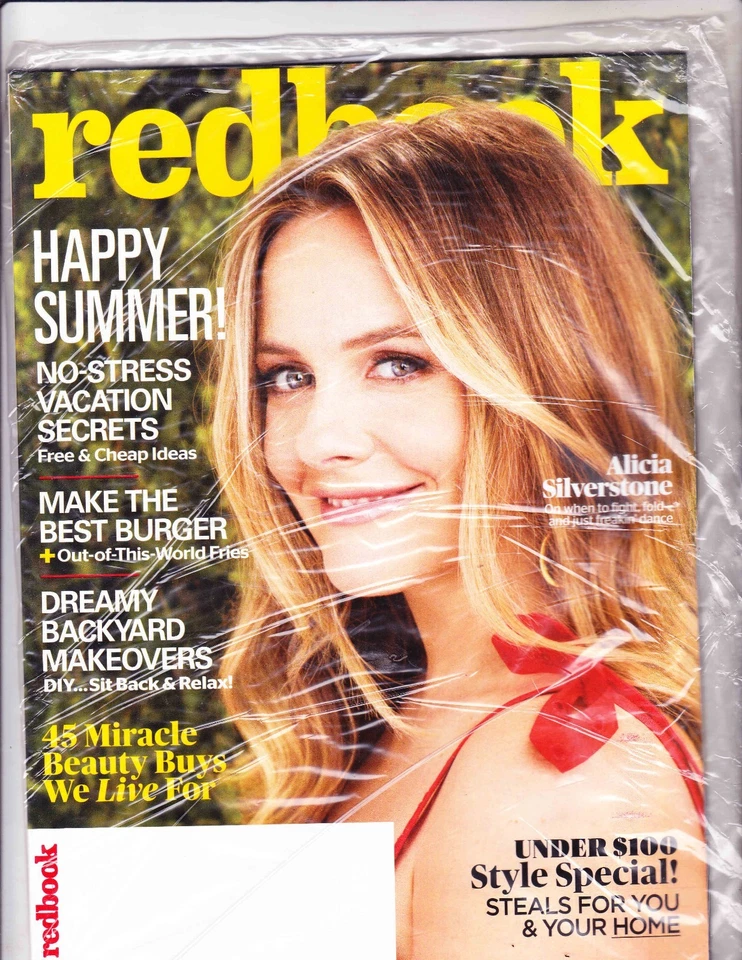 REDBOOK----ALICI SILVERSTONE- COVER-----JULY 2018 - Image 1 of 1