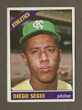 1966 Topps Baseball Card #309 Diego Segui – Kansas City Athletics 