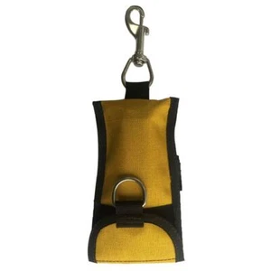 Scuba Diving Single Reef Hook Webbing Clip & Storage Bag Yellow - Picture 1 of 9