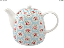 Cath Kidston Provence Rose Teapot - Brand New In Box