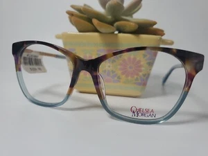 Chelsea Morgan Eyewear Cm202210 BLUE TORTOISE 53-15-140 NWT - Picture 1 of 9