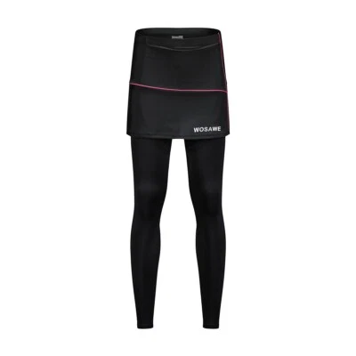 Para mujeres Faldas de Ciclismo Pantalones Acolchados Secado Rápido Bicicleta Leggings con Faldas Foto 1 de 4