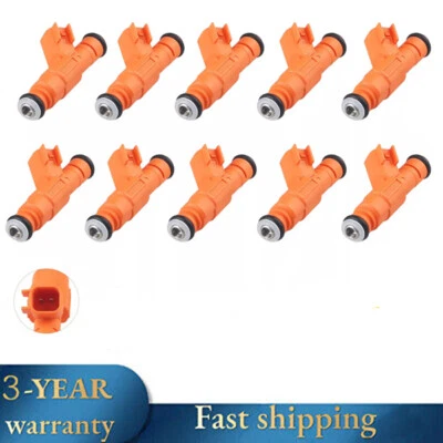 10 X Inyectores de combustible para Ford E-350 E-450 Super Duty 6,8 L V10 2000 2001 2002 2003 Foto 1 de 4