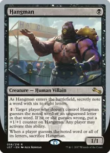 Hangman NM Unstable MTG Magic the Gathering Black English Card - Picture 1 of 1