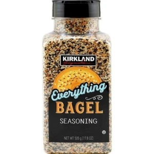 Kirkland Everything Bagel Seasoning, 17 oz Spices mix Cooking Sesame Seeds Food - Picture 1 of 2