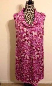 VESTIDO ANN TAYLOR LOFT - PÚRPURA, BLANCO Y ROJO 8 - Imagen 1 de 2
