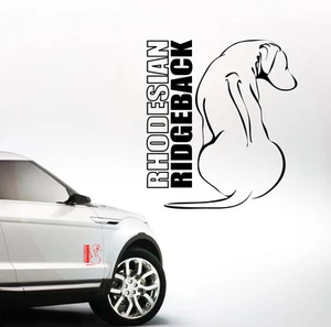 Auto Aufkleber RHODESIAN RIDGEBACK Profil Hunde Sticker WILSIGNS Sticker - Bild 1 von 2