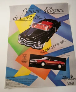 Concours d'Elegance Poster (PSTR-21) de Lafayette (JSF6) Classic Car Show 1992 - Picture 1 of 9