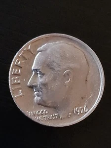 1976 Roosevelt Dime No Mint Mark Off-Center Strike Errors Rare US Coin - Picture 1 of 8