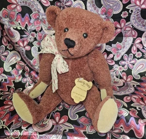 1930s Mohair Fabric 18" Bear 3/5 JUDYs NOW & THEN Bearly There VTG PLUSH 1985 - Picture 1 of 17
