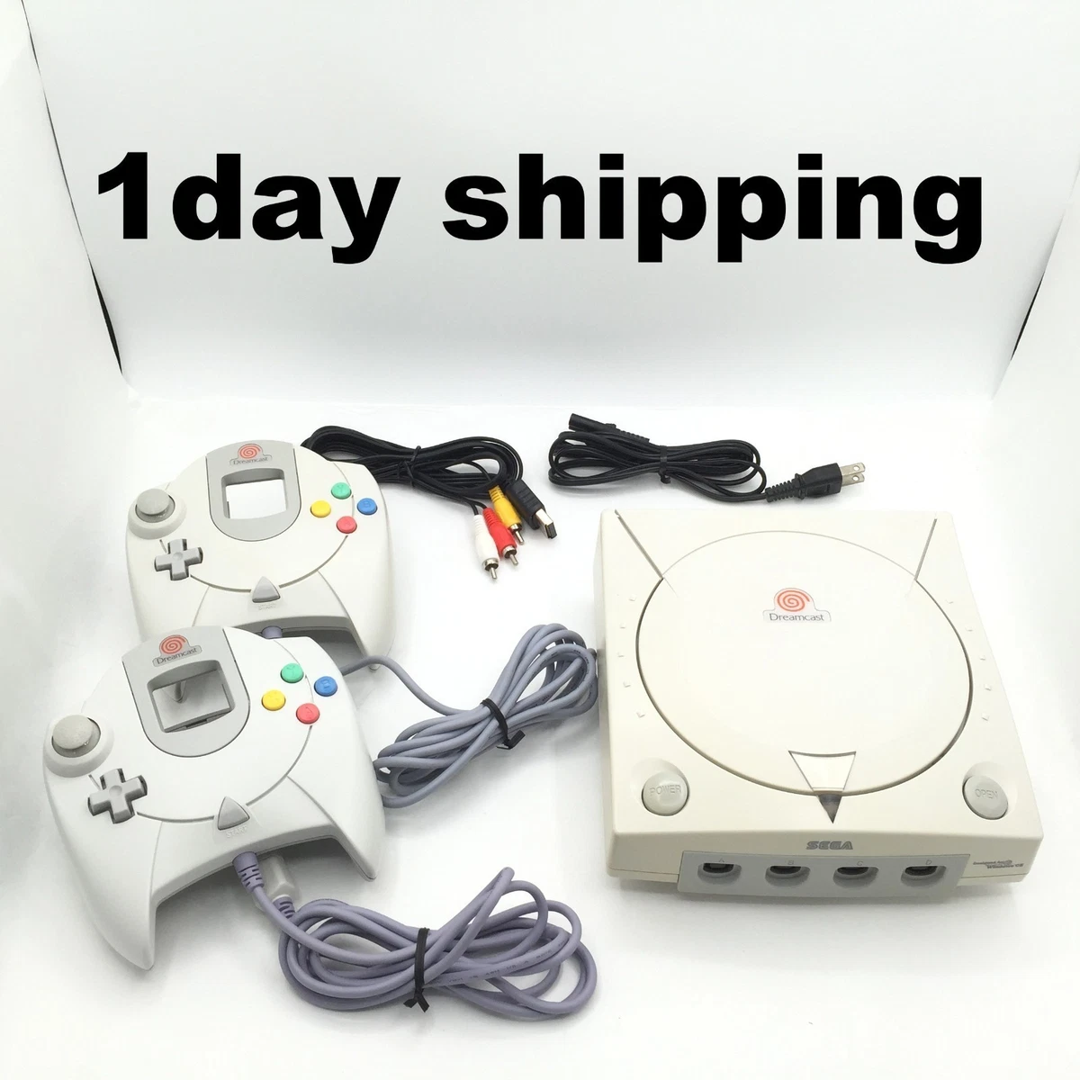 Sega Dreamcast Complete Japanese Bundle - Console, Controller, Memory Card & All Cords