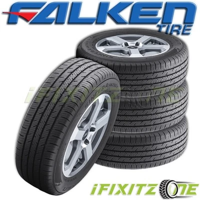 4 Falken Sincera SN250 A/S All-Season 225/55R17 97V Tire 75000 mile Warranty - Image 1 of 4