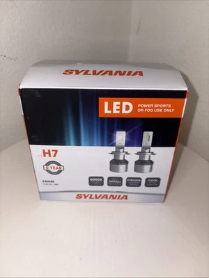 Sylvania - H7 LED Powersport Headlight Bulbs 2pc Off-Road Fog Light Bright - Image 1 of 4