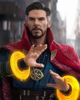 LIKE NEW COMPLETE Hot Toys 1/6 scale - DOCTOR STRANGE INFINITY WAR MMS484 - Imagen 1 de 4