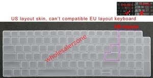 Keyboard Skin For Dell Precision 3580 3581 P127F 7670 7680 P114F 7770 7780 P115F - Picture 1 of 6