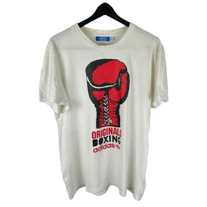 Para Hombres Y2K Adidas Originales Guante de Boxeo Deporte Raro Gráfico Camisa Talla XL - Imagen 1 de 9