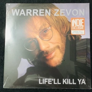 Warren Zevon - Life'll Kill Ya Smoking Skull Grey Marble Vinyl LP New Sealed - Picture 1 of 3