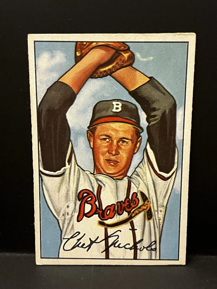 1952 Bowman Mid-hi Grade Set Break #120 Chet Nichols  Ex-mt - Image 1 of 2