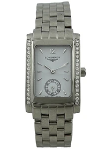 Nuovo Donna Orologio Polso Longines Dolce Vita Quarzo Con 32 VVS Diamanti, A Box - Imagen 1 de 9