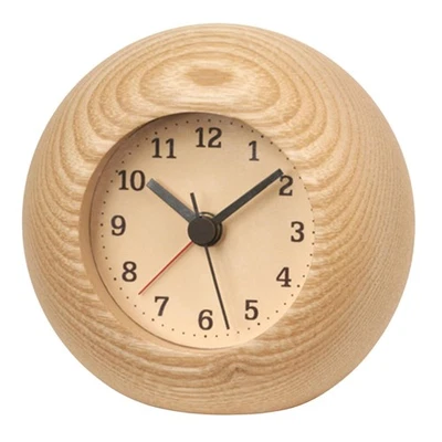 Lemnos Reloj Despertador Analógico Color Natural Madera Descanso Natural LA13-12 NT Lemnos Foto 1 de 4
