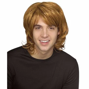 Shag 1970s 1980s Ginger Blonde Bee Gees Mullet Mens Costume Wig - Picture 1 of 1