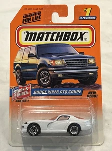 Matchbox Dodge Viper GTS Coupe - Stars & Stripes Series 1 #1 - Die-Cast Car - Picture 1 of 2