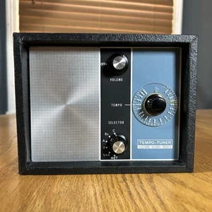 Vintage Tempo-Tuner Analog Metronom + Pitch Tuner Elektronik Forschungsprodukte - Bild 1 von 24