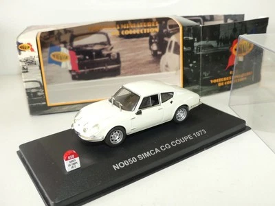 SIMCA CG COUPE 1973 Blanc NOSTALGIE N050 1:43 - Photo 1/2