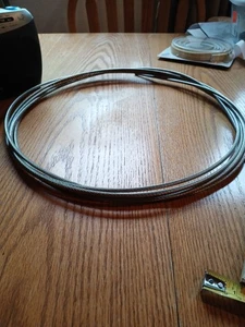 3/16 in. x 20 ft. Galvanized Steel Security Cable Wire Rope Never Used - Picture 1 of 4
