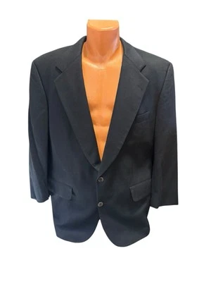 Loro Piana Nordstrom Cashmere Sport Coat Blazer Mens 43 100% Cashmere Black - Image 1 of 4