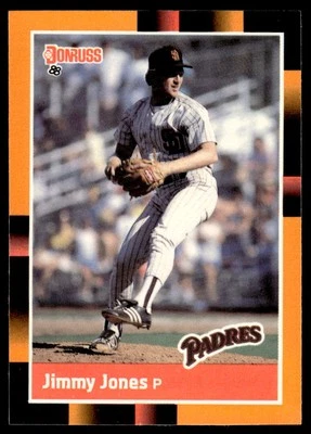 1988 Donruss Baseball's Best #189  Jimmy Jones   San Diego Padres - Image 1 of 2