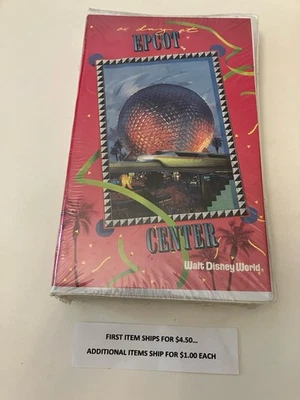 VHS Tape   A Day at Epcot - Walt Disney World   $4.50   NEW   Ship $4.50/$1.00 - Image 1 of 2