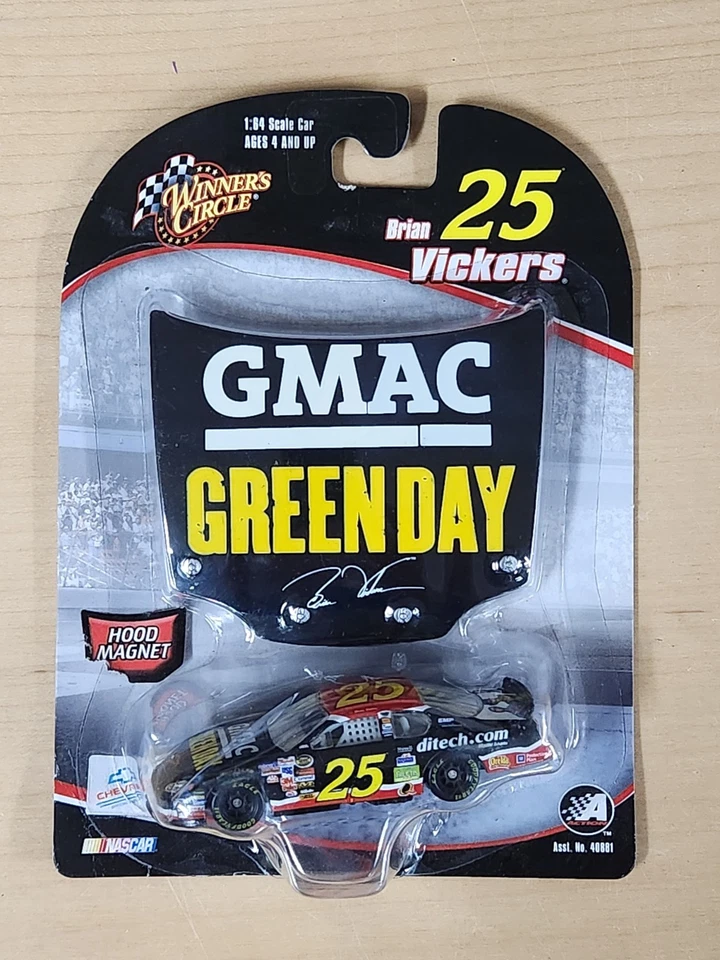 2005 #25 Brian Vickers GMAC Green Day 1/64 Winner's Circle Diecast - Image 1 of 1