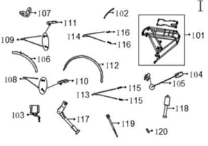 SFM / Sachs Schutzblech hinten 10104000U701 Quantum Sport Lady - Picture 1 of 1