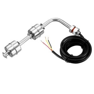 1.5m Wire Dual Stainless Steel Ball Vertical Water Level Sensor Float Switch - Picture 1 of 3
